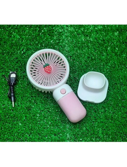 Sevimli Tasarımlı Telefon Tutuculu El Fanı