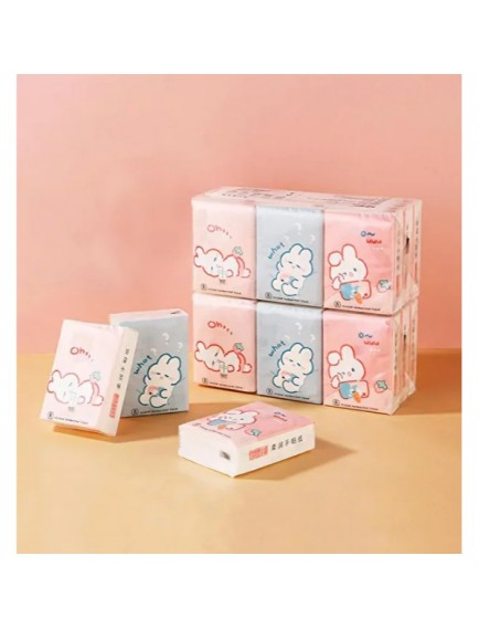 Sevimli Figürlü Çocuk Mendili 9'lu Paket