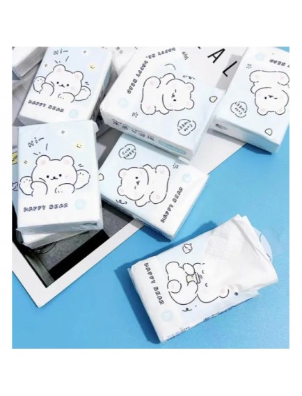 Sevimli Figürlü Çocuk Mendili 9'lu Paket