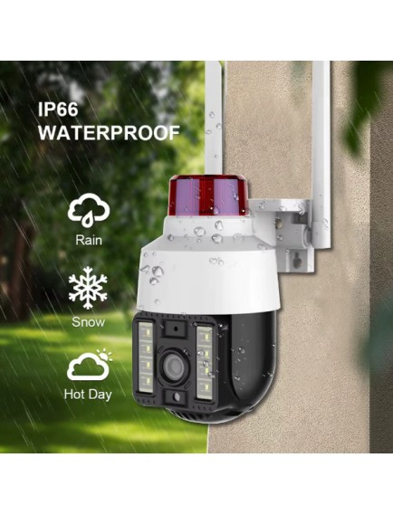 Alarmlı Dış Mekan Güvenlik Kamerası