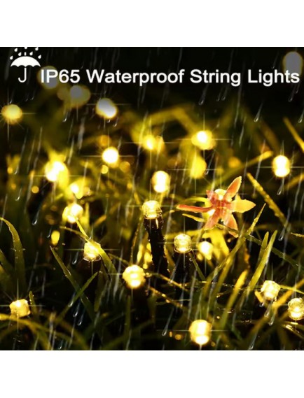 Solar Siyah Kablo Bahçe Aydınlatması