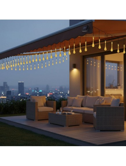 Damla Tasarımlı Solar Dış Mekan Aydınlatma