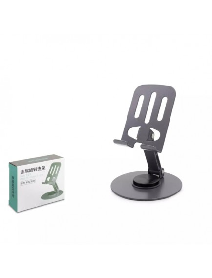 Dönebilir ve Katlanabilir Masaüstü Metal Telefon Tutucu