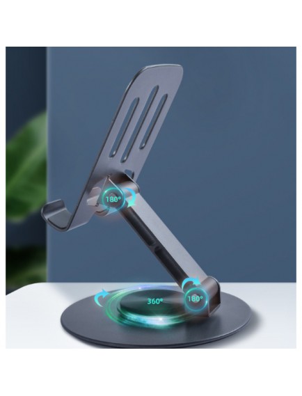 Dönebilir ve Katlanabilir Masaüstü Metal Telefon Tutucu