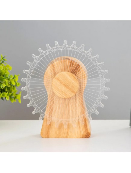 Dekoratif Işıklı Yel Değirmeni