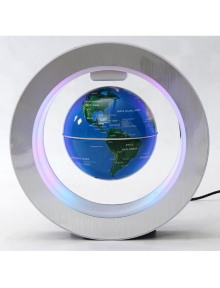 Manyetik Küçük Boy Yuvarlak Ledli Dünya Küre