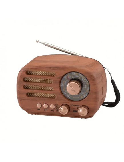 Ahşap Retro Radyo