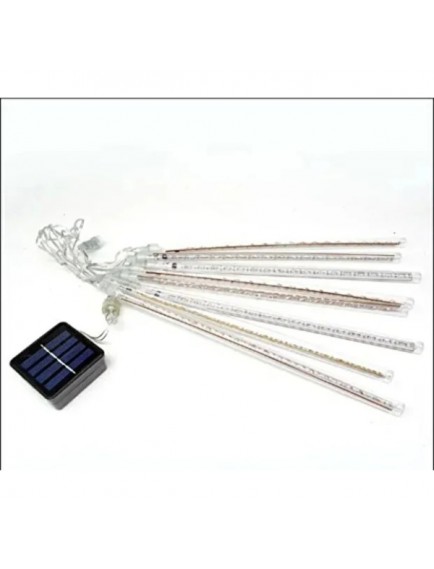 Solar Meteor Tüp Bahçe Dış Mekan Aydınlatma LED 8 Adet