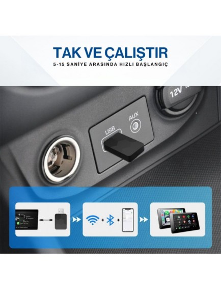 Android Car Play Adaptör