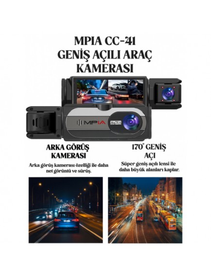 170° Geniş Açılı Araç Kamerası