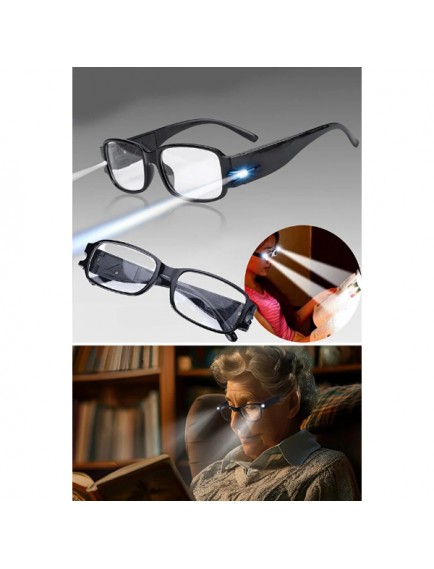 Dinlendirici LED Işıklı Okuma Gözlüğü