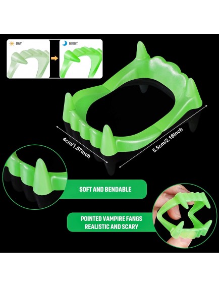 Fosforlu Çift Damak Takma Vampir Dişi