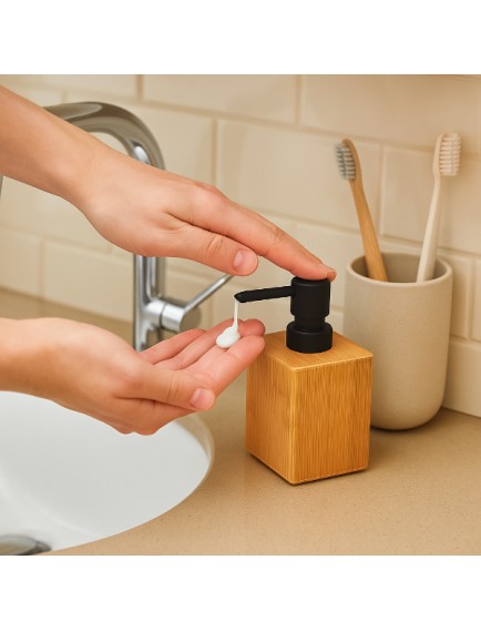 Büyük Ahşap Sıvı Sabunluk