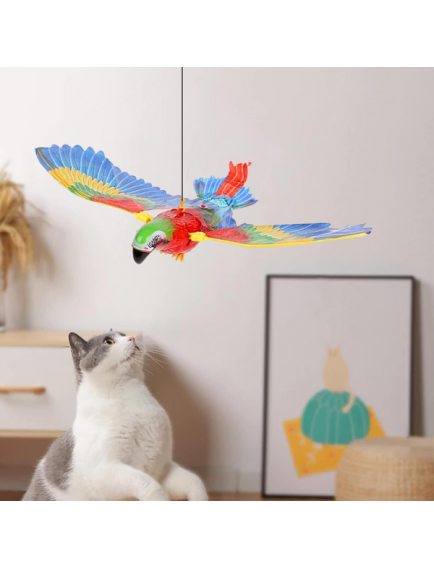 Uçan Papağan Kedi Oyuncağı