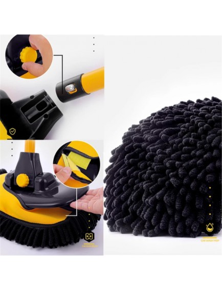 Teleskopik Saplı Kuru Islak Oto Yıkama Fırçası