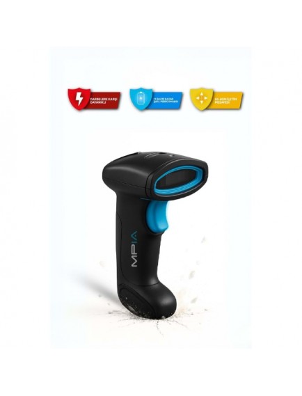 Kablosuz Standlı 1D/2D Barkod & Karekod Okuyucu