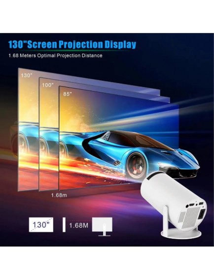 Taşınabilir Android TV Özellikli Projeksiyon