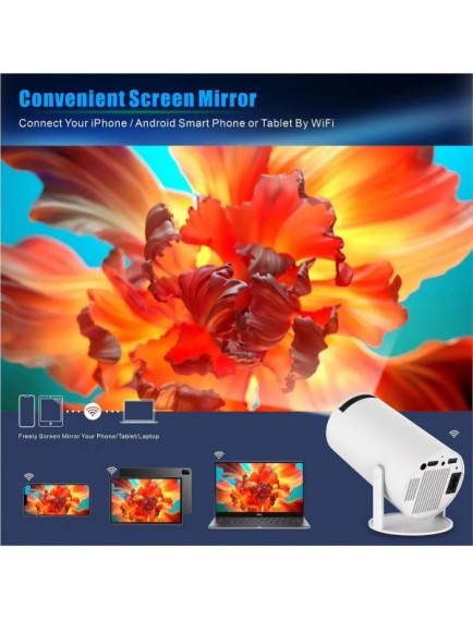 Taşınabilir Android TV Özellikli Projeksiyon