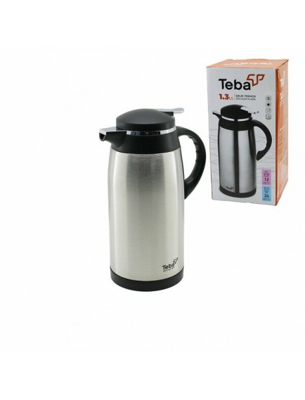 1.3 lt İçi Cam Dışı Çelik Termos