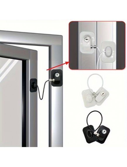 Siyah Plaka Halatlı Emniyet Kilidi