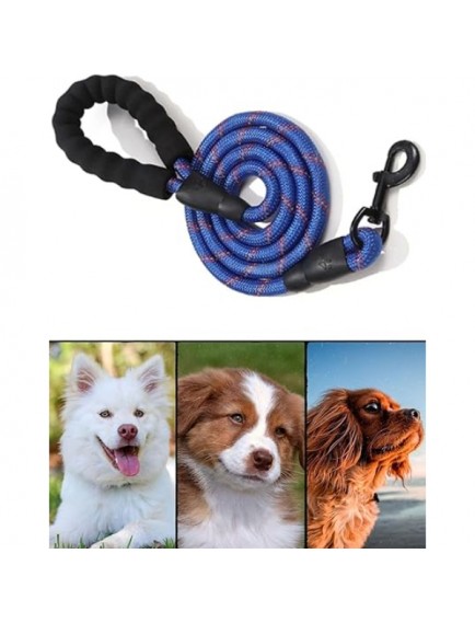 Evcil Hayvan Reflektörlü Fitil Gezdirme Tasması 10 mm x 120 cm