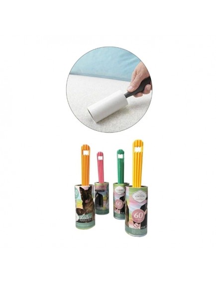 Evcil Hayvan Tüy Toplama Seti - 60 Yaprak Rulo ve Manyetik Tüy Toplama Aparatı
