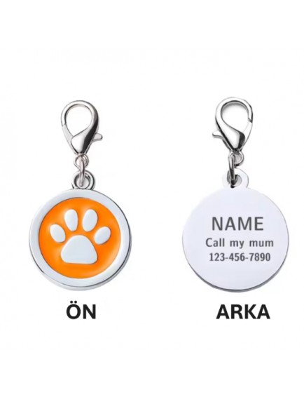 Evcil Hayvan Klipsli Tasma Künyesi