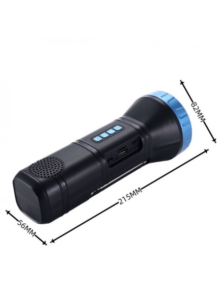 Güneş Enerjili Bluetooth Radyo Özellikli Kamp El Feneri