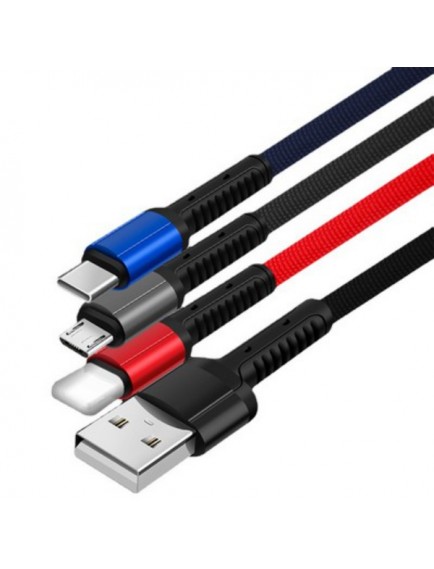 Anahtarlık Çoklu Şarj Kablosu 4 Başlıklı