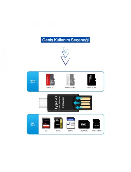 USB To Type-C Kart Okuyucu