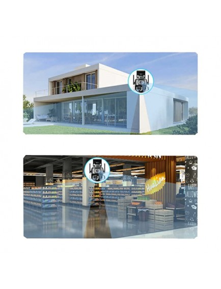 3MP + 3MP Wi-Fi IP TF Kart Girişli Optik Zoom Kamera