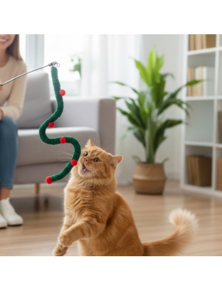 Süs Tasarımlı Kedi Oltası