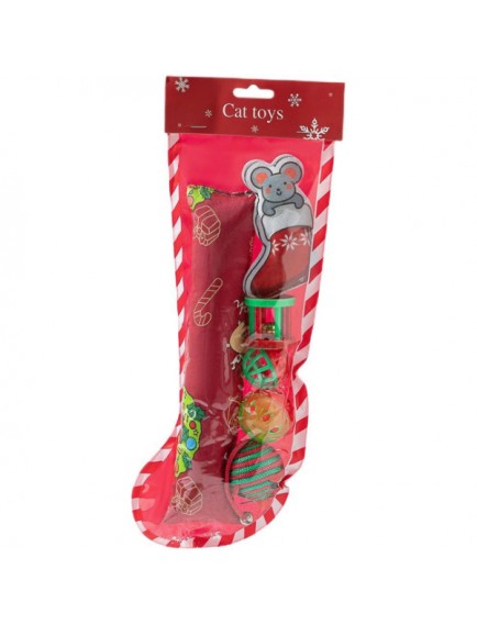 Yılbaşı Konseptli Kedi Oyuncak Seti