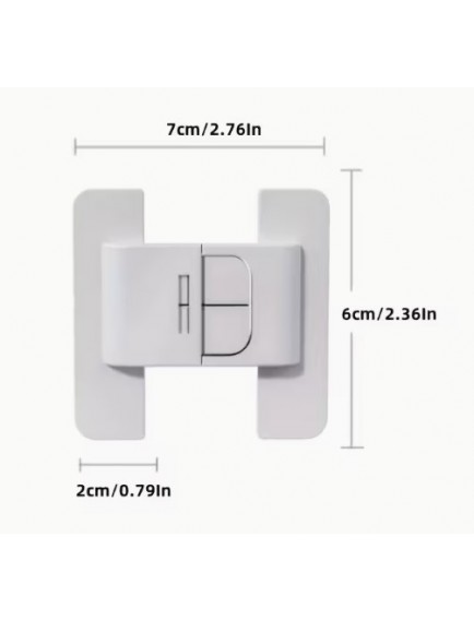 4 Adet Buzdolabı Çekmece ve Dolap Kapağı Çocuk Kilidi