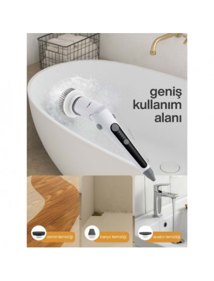 Portatif Şarjlı Temizleme Fırçası