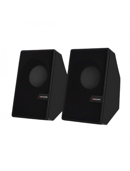 Siyah USB 2.0 + 3.5mm USB Hoparlör