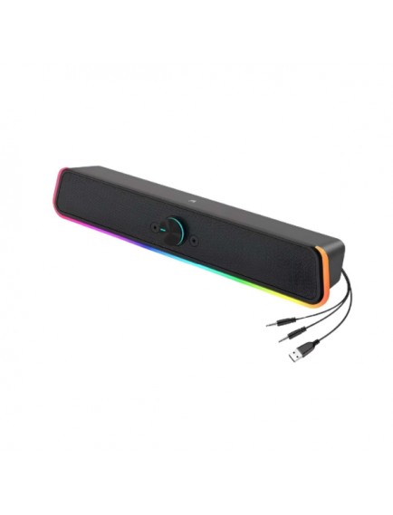 USB Jak Ve Mikrofon Çıkışlı RGB Hoparlör