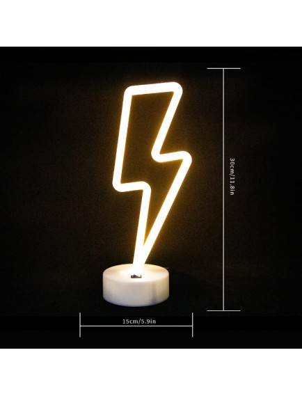 Şimşek Neon LED Lamba