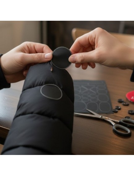 Siyah Yapışkanlı Yama Tamir Bantları