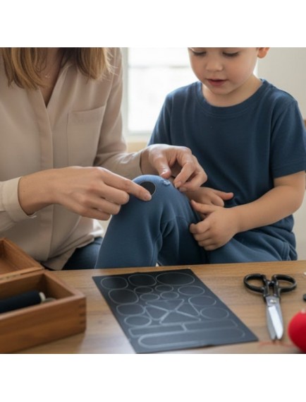 Siyah Yapışkanlı Yama Tamir Bantları