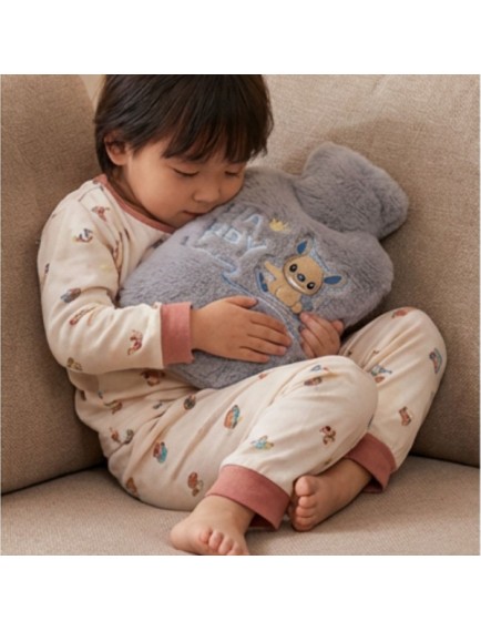 Stitch Figürlü Gri Peluş Sıcak Su Torbası 1 Litre