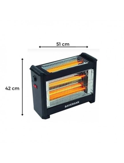 Şömine Tipi Isıtıcı Soba 1800W