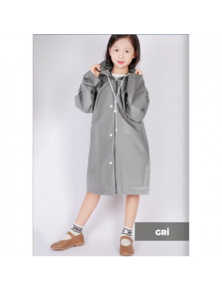 Kapüşonlu Çocuk Yağmurluk