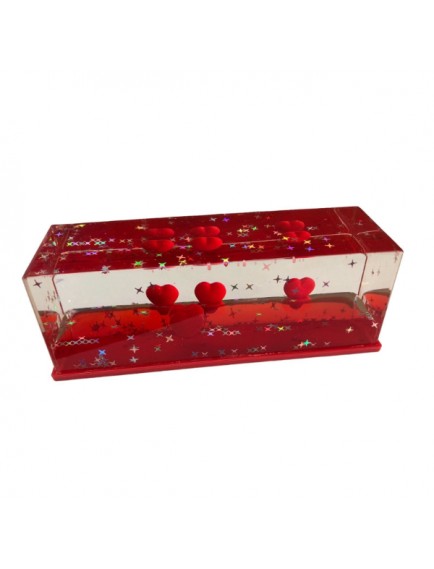 Batmayan Kalpli Güllü Akvaryum Hediyelik