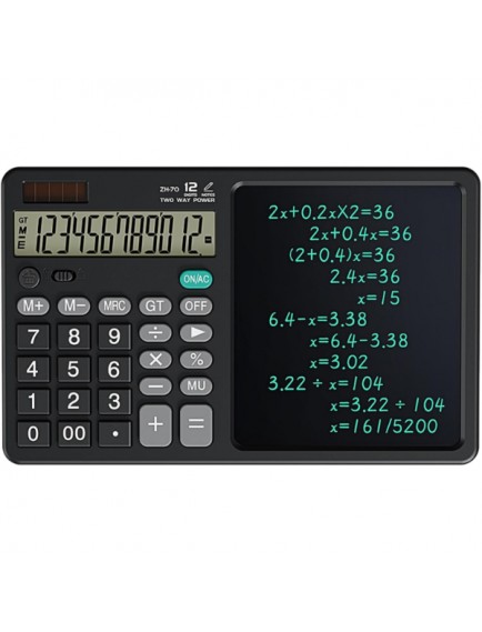 LCD Yazı Ekranlı Hesap Makinesi