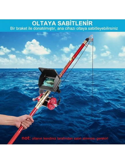20 Metre Sualtı Balık Tutma Kamerası