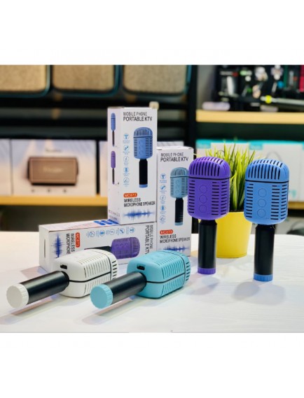 Kablosuz Hoparlörlü Karaoke Mikrofonu