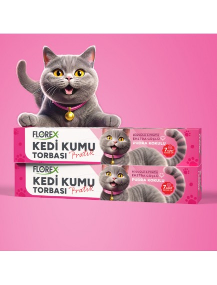 Kedi Kumu Torbası Pudra Kokulu