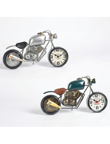 Klasik Motor Tasarımlı Masaüstü Saat