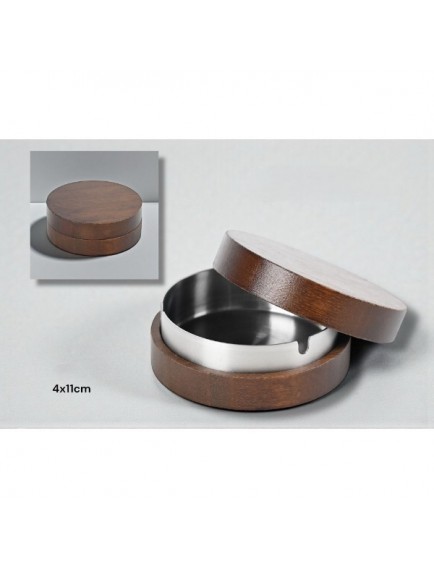 Kahverengi Bambu Kapaklı Küllük